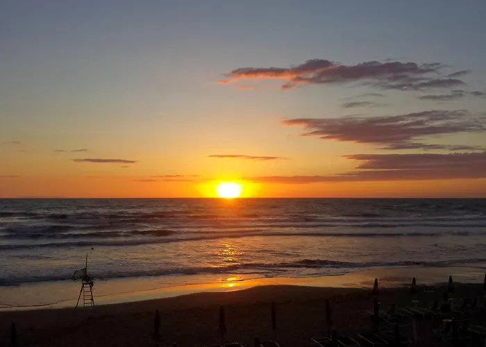 Tramonto Direttamente Sul Mare